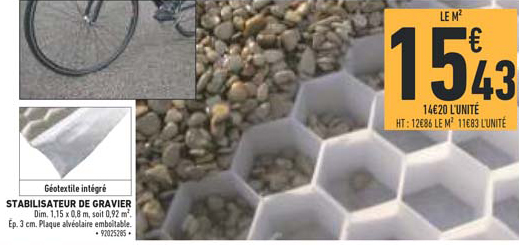 stabilisateur de gravier