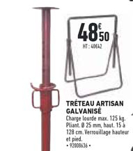 tréteau artisan galvanisé