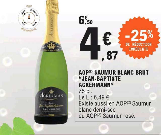 aop saumur blanc brut "jean-baptiste ackermann"