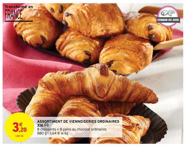 Assortiment De Viennoiseries Ordinaires