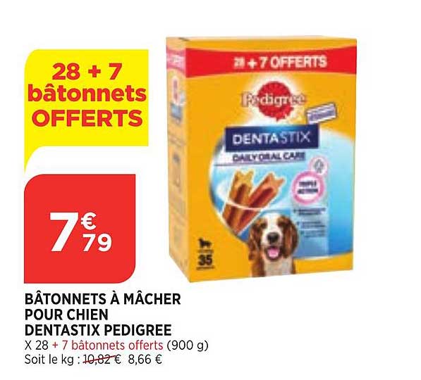 Bâtonnets à Mâcher Pour Chien Dentastix Pedigree