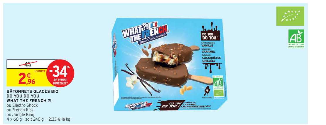 bâtonnets glacés bio do you do you what the french ?!