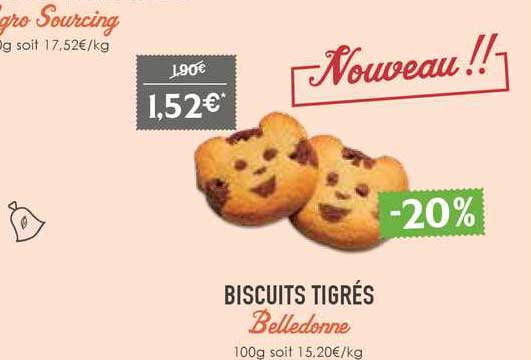 Biscuits Tigrés Belledonne