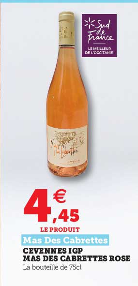 cevennes igp mas des cabrettes rose