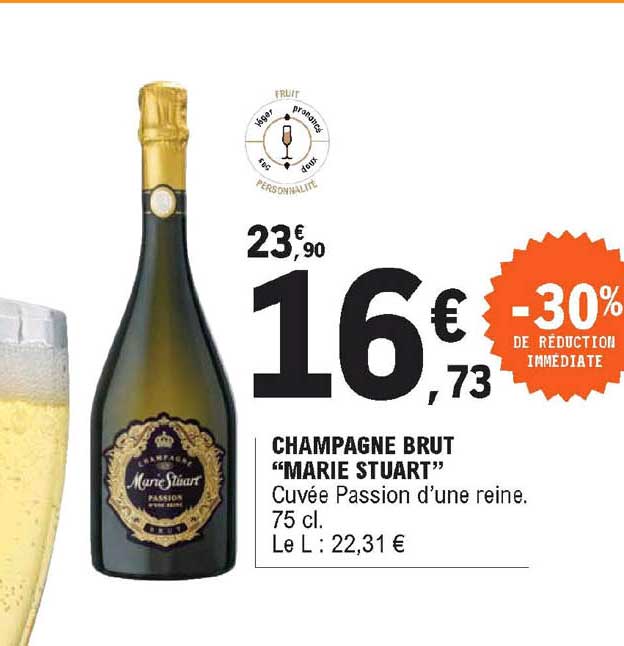 champagne brut "marie stuart"