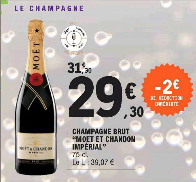 champagne brut "moet et chandon impérial"
