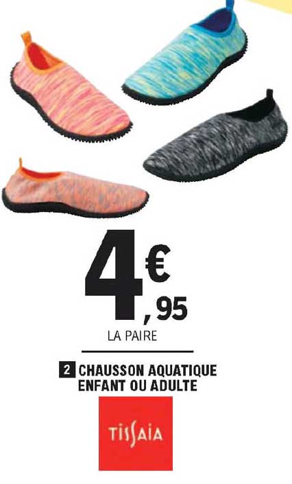 chausson aquatique enfant ou adulte