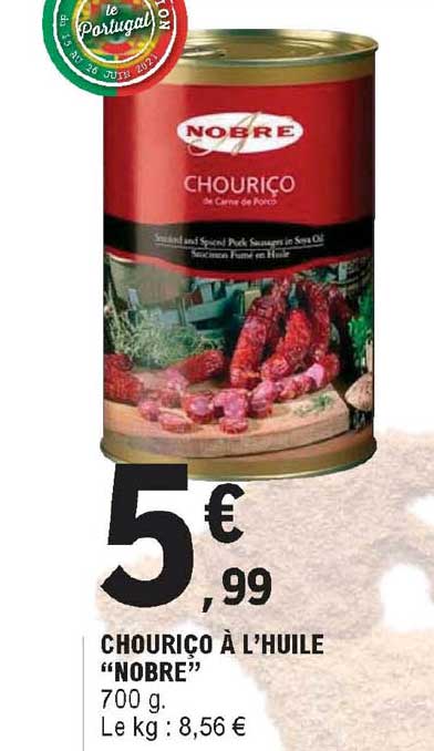 chouriço à l'huile "nobre"