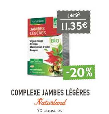 complexe jambes légères naturland