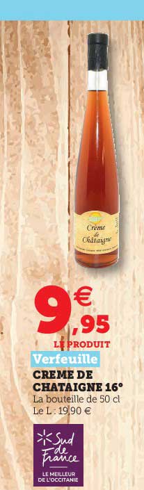 Crème De Châtaigne 16° Verfeuille