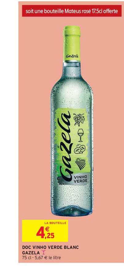 doc vinho verde blanc gazela