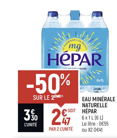 Eau Minérale Naturelle Hépar
