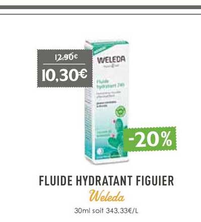 fluide hydratant figuier weleda