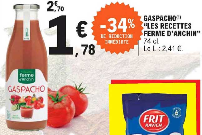 gaspacho "les recettes ferme d'anchin"