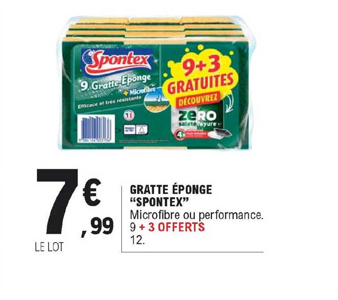 gratte éponge "spontex"