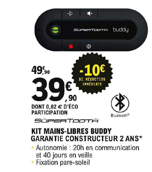 Kit Mains-libres Buddy Supertooth