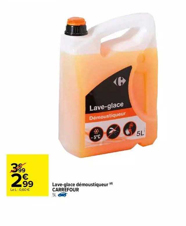 lave-glace démoustiqueur carrefour