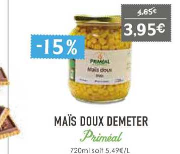 Maïs Doux Demeter Priméal