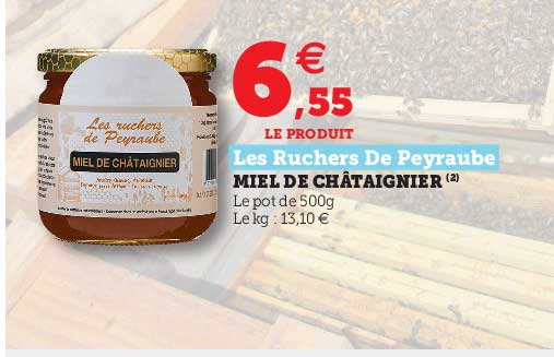 miel de châtaignier les ruchers de peyraube