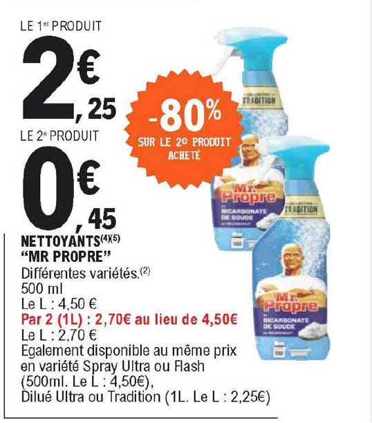 nettoyants "mr propre"