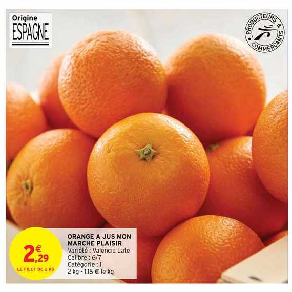 Orange à Jus Mon Marché Plaisir