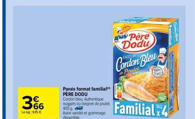 panés format familial père dodu