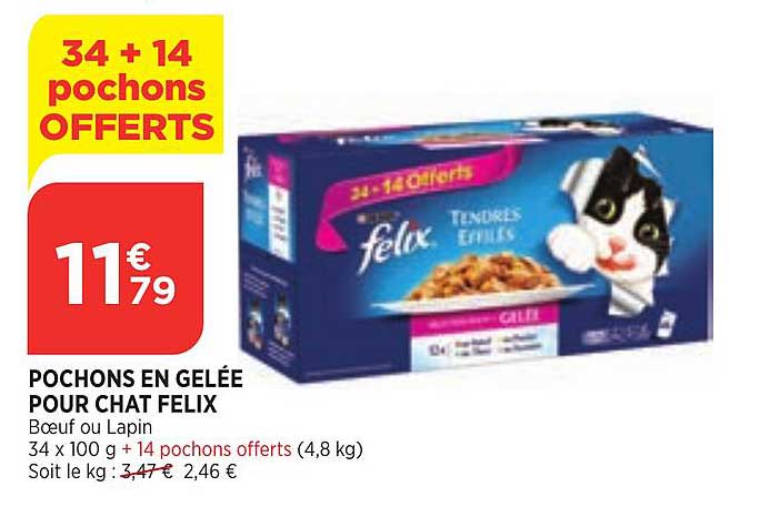 Pochons En Gelée Pour Chat Felix