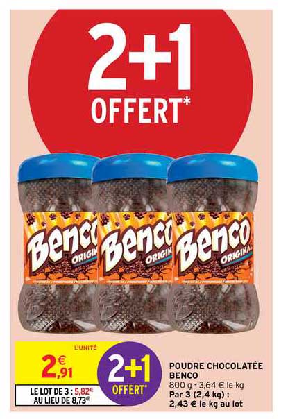 Poudre Chocolatée Benco