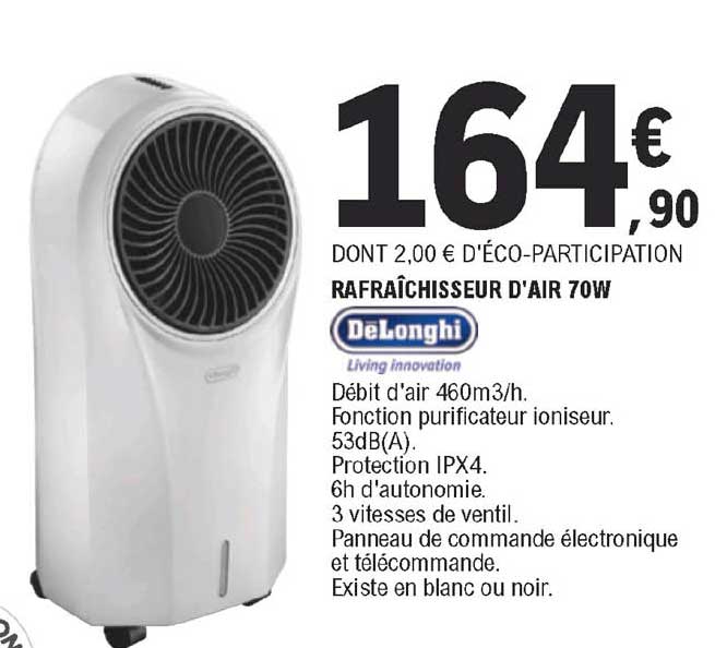Rafraîchisseur D'air 70w Delonghi
