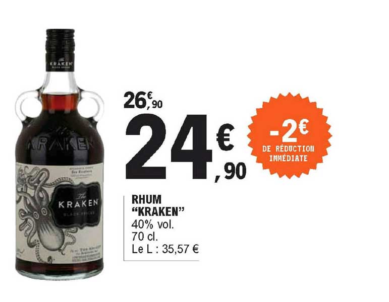 rhum "kraken"