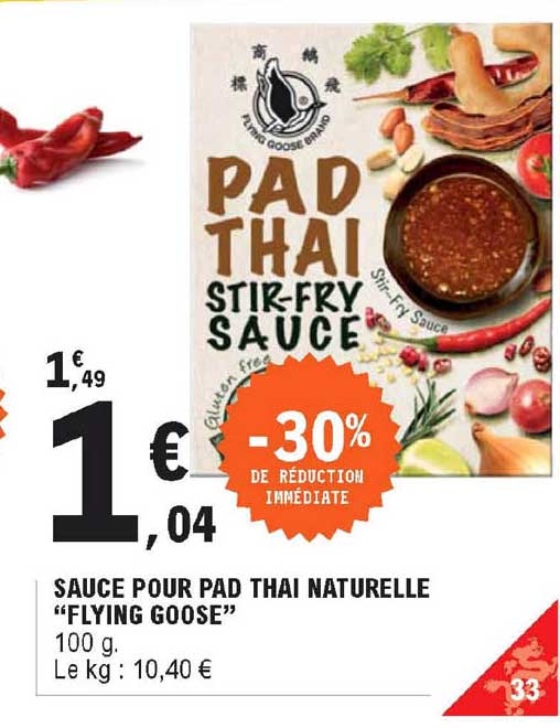 Sauce Pour Pad Thai Naturelle "flying Goose"