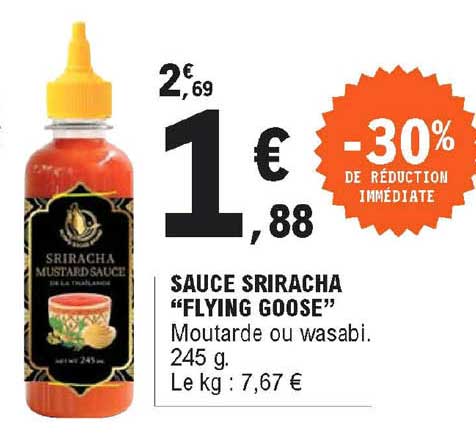 sauce sriracha "flying goose"