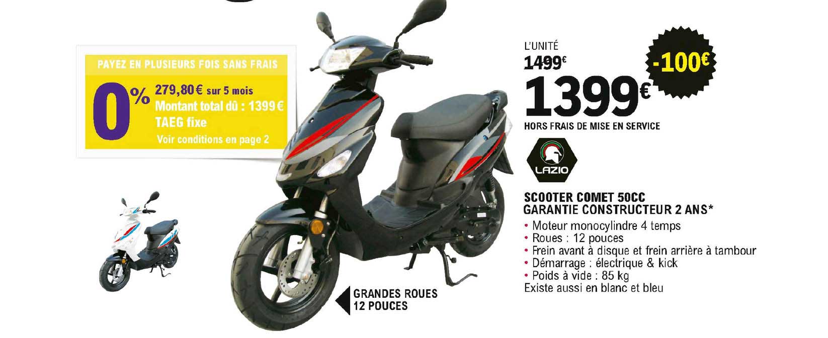 scooter comet 50cc lazio