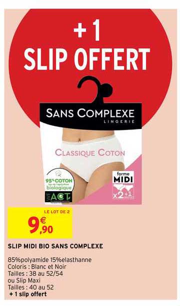 slip midi bio sans complexe