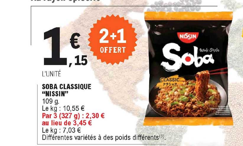 soba classique "nissin"