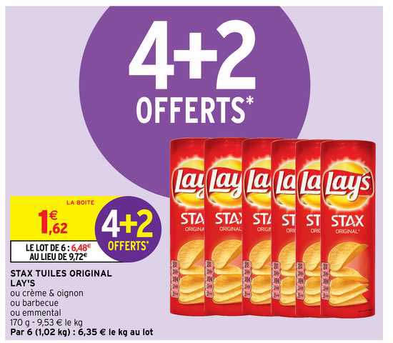 Stax Tuiles Original Lay's
