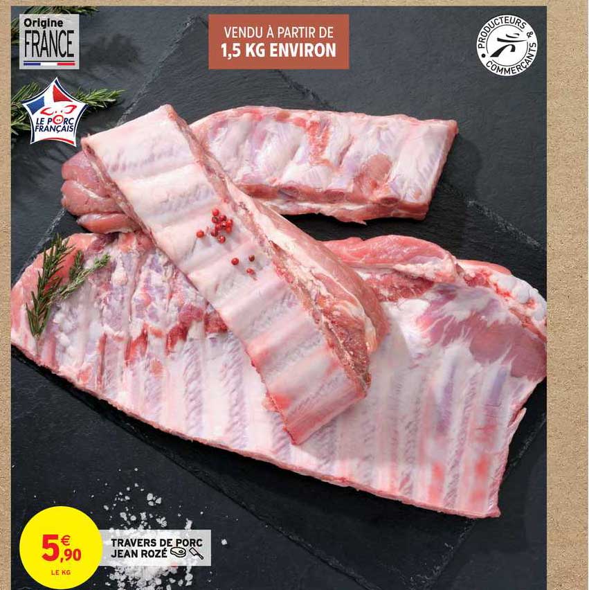 travers de porc jean rozé