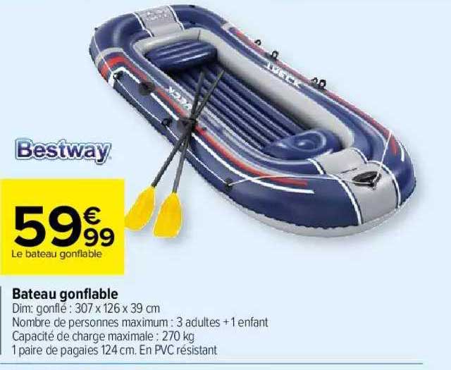 bateau gonflable bestway