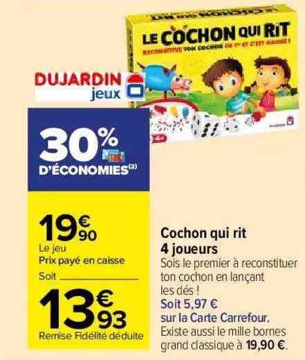 cochon qui rit 4 joueurs