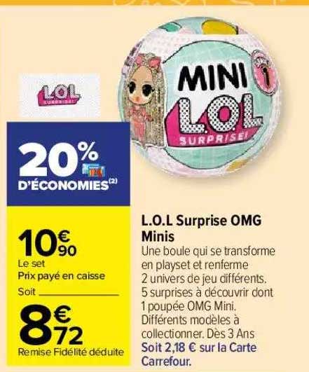 l.o.l surprise omg minis