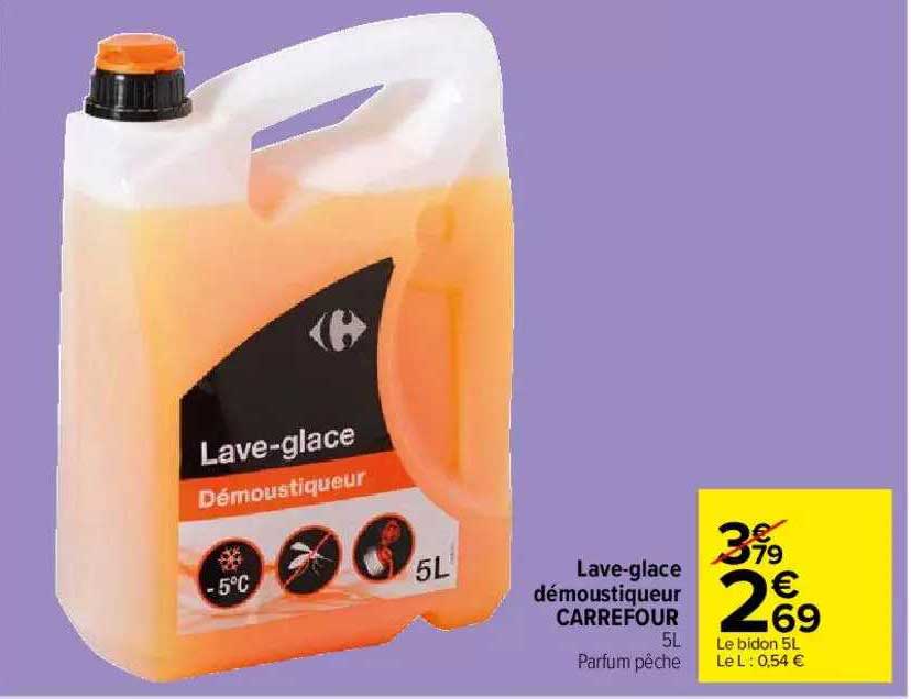 lave-glace démoustiqueur carrefour
