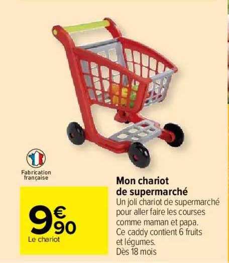 mon chariot de supermarché