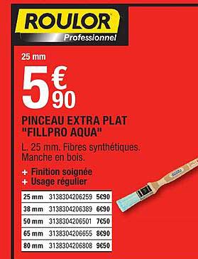 Pinceau Extra Plat "fillpro Aqua"