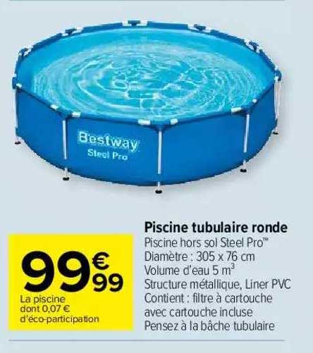 Piscine Tubulaire Ronde