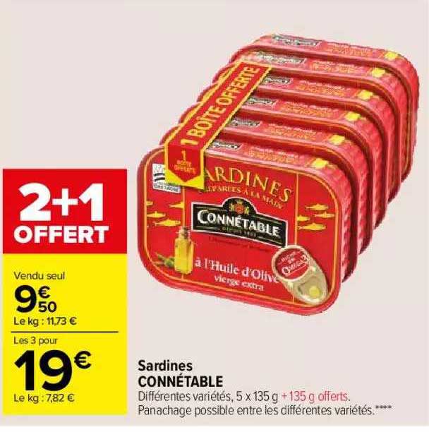 Sardines Connétable