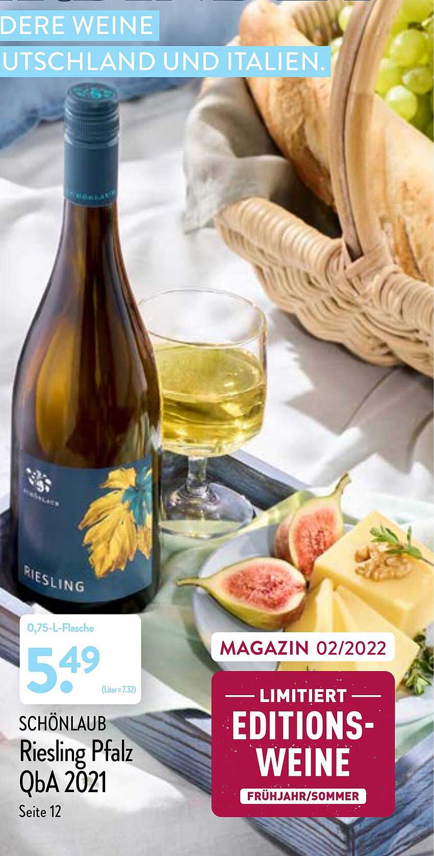 schönlaub riesling pfalz qba 2021