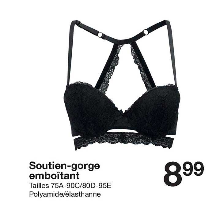 soutien-gorge emboîtant
