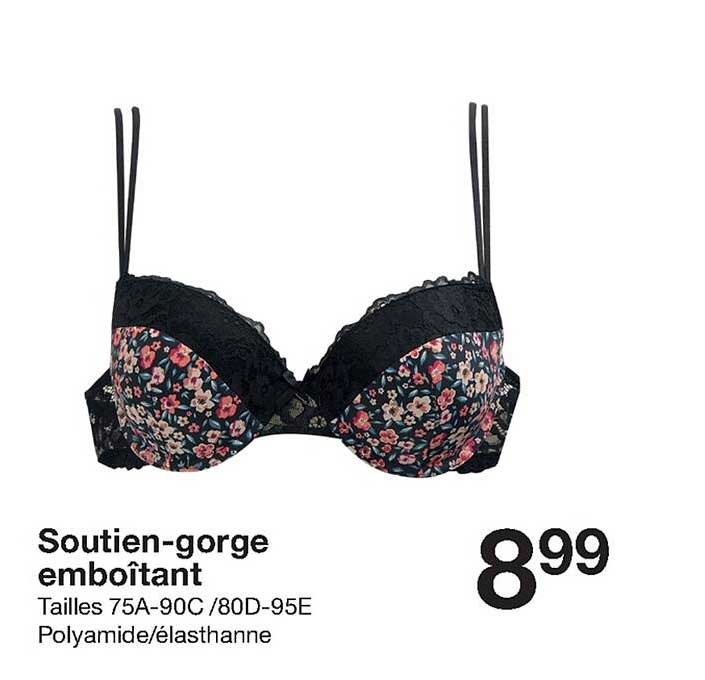 soutien-gorge emboîtant