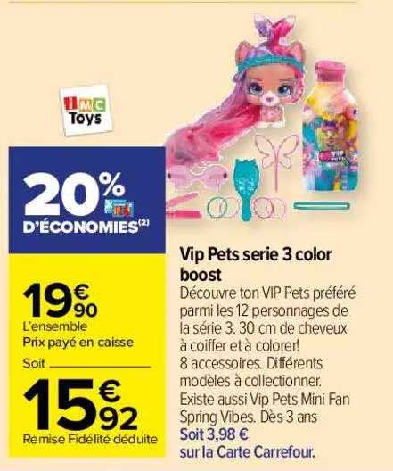 vip pets serie 3 color boost