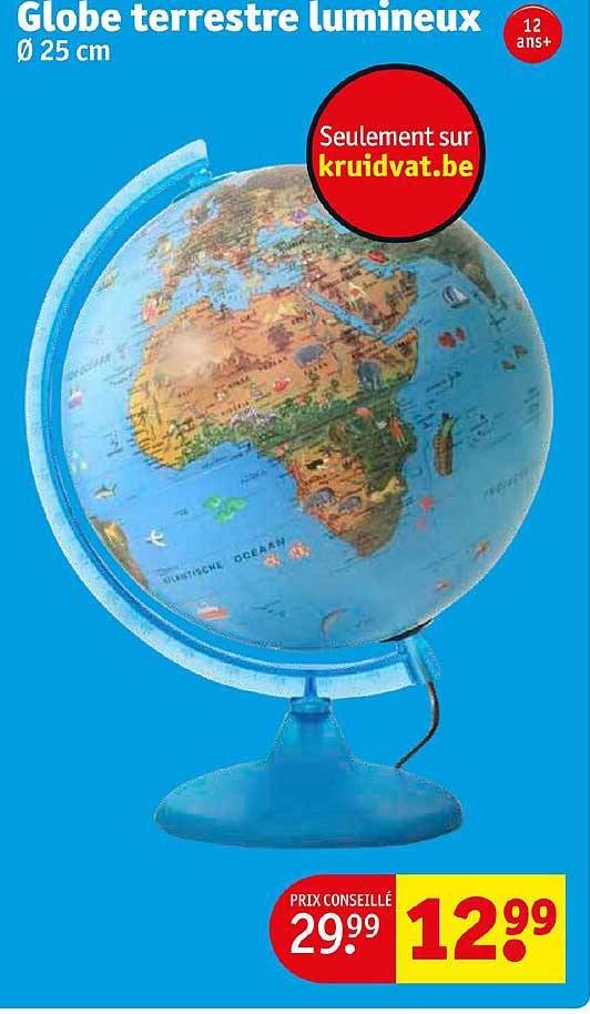 globe terrestre lumineux